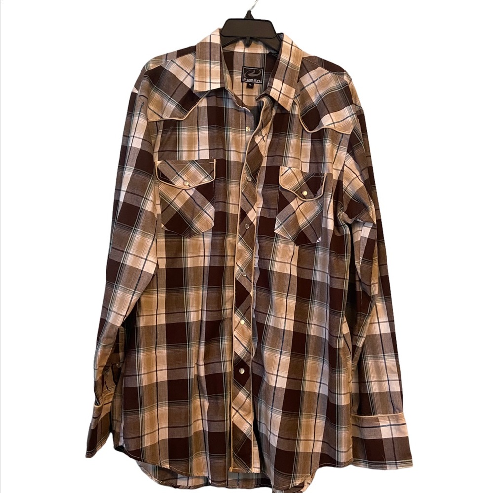 Mens Roper Western Shirt XL